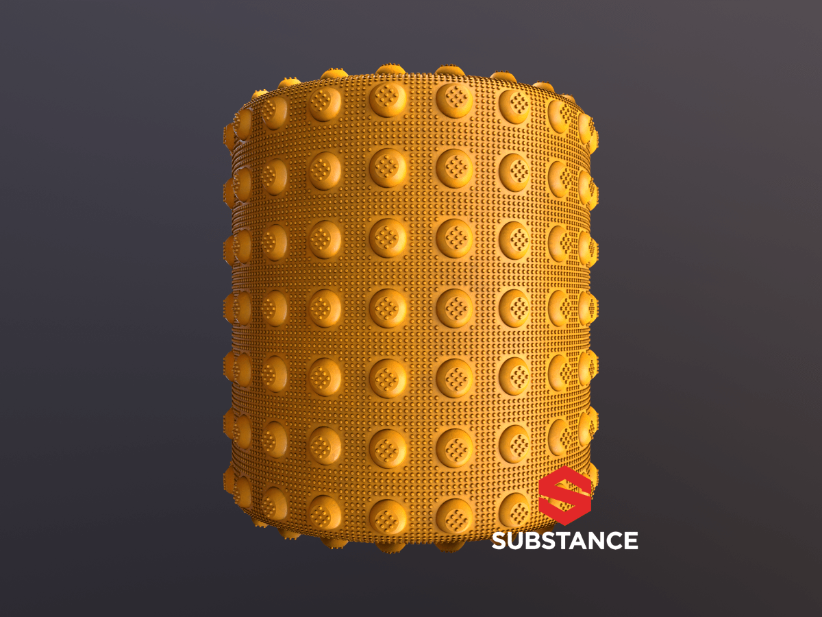 Sidewalk Bumps PBR Substance&nbsp;Material